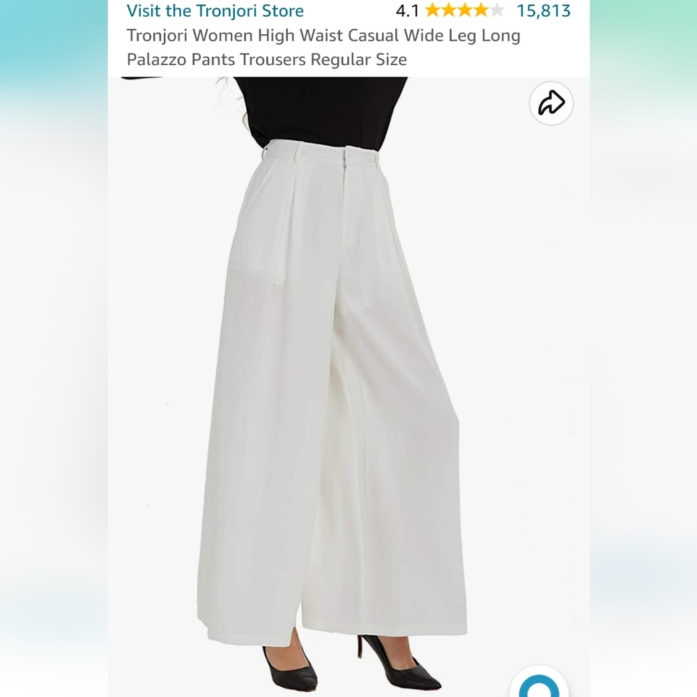 Tronjori Wide Leg Pants